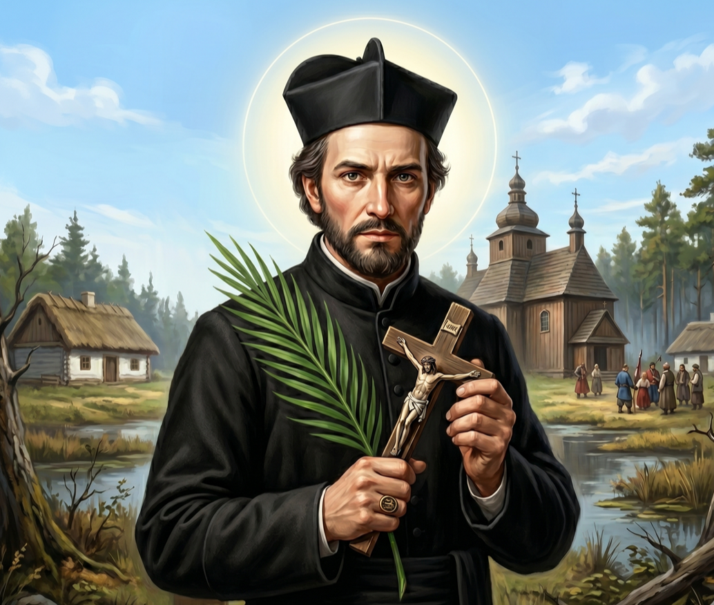 Karta Specjalna - Św. Andrzej Bobola - katolickie karty kolekcjonerskie