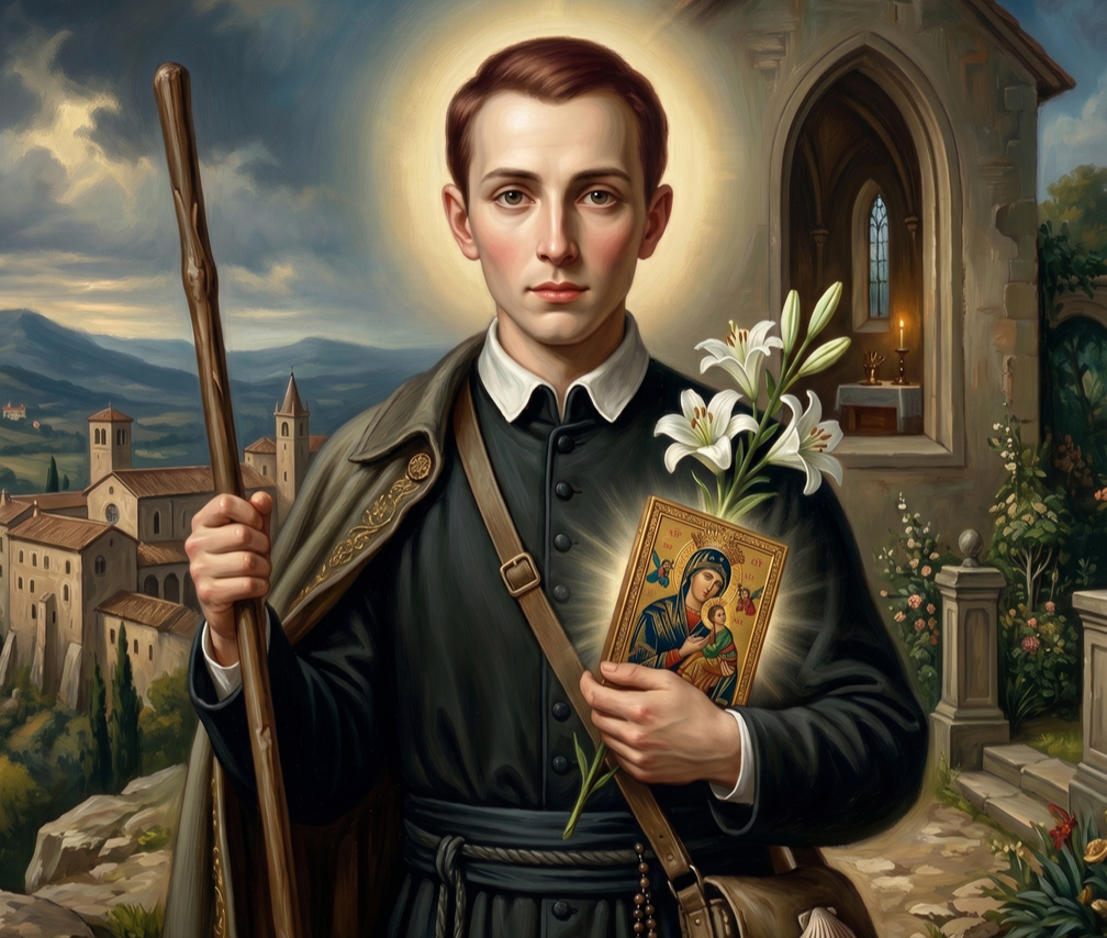 Karta Specjalna - Św. Stanisław Kostka - katolickie karty kolekcjonerskie